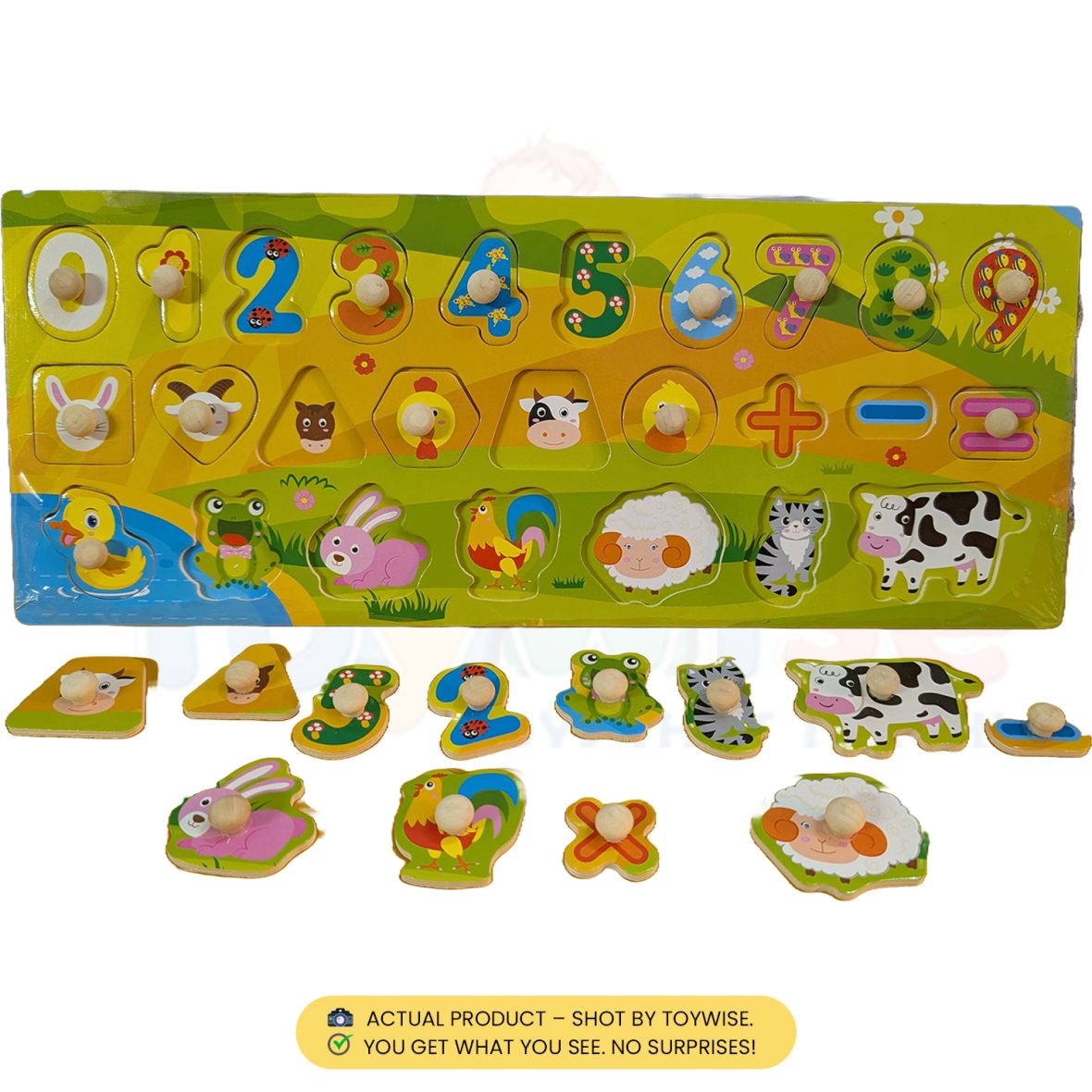 wooden number puzzle in Pakistan