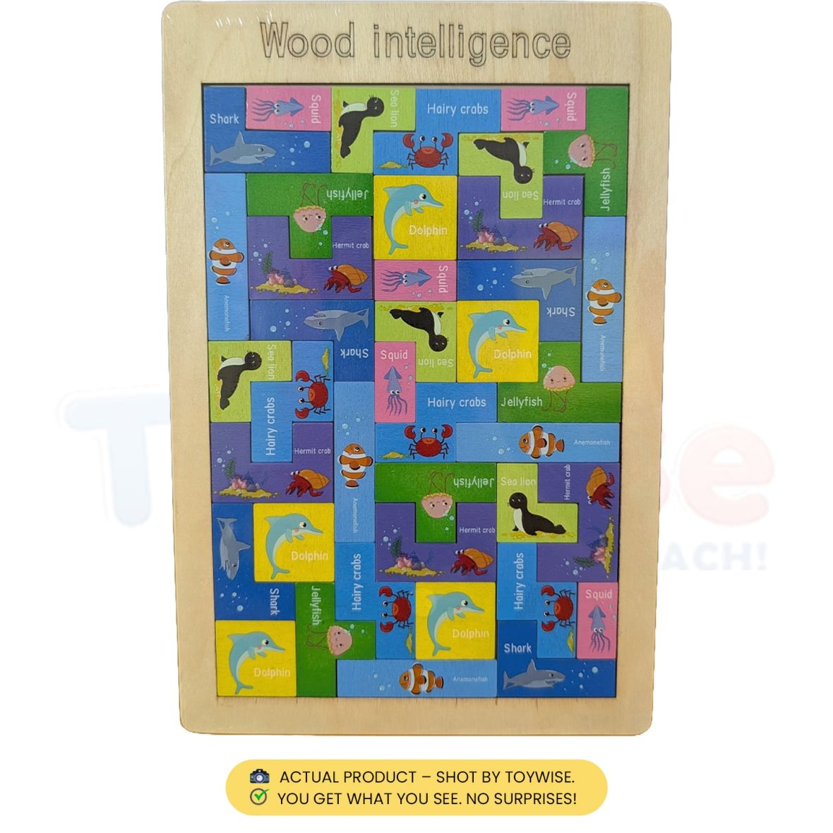 wood intelligence puzzle for kids