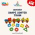 Wooden Train sorter