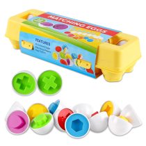 matching eggs shape sorting montessori toy for toddlers