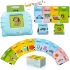 Kids talking flash card reader toy with sound and learning cards